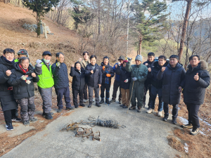 대구환경청,‘야생동물 보호’ 불법 엽구 수거