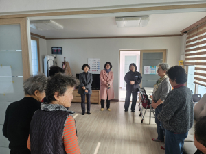 포항시 대송면, 18개 경로당 설맞이 명절 인사