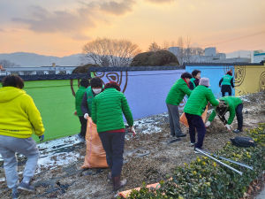 김천시 대곡동 새마을협의회, 새해맞이 환경정화 활동