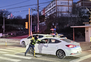 포항북부경찰서, 숙취운전 단속 3명 적발