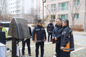 예천소방, 아파트 전기차 충전시설 지상화