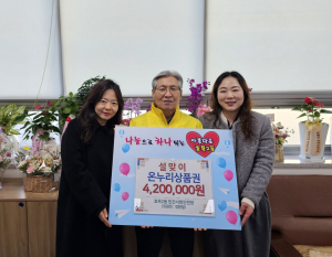 대구 동구 효목2동 민간사회안전망위원회, 설맞이 이웃돕기 온누리상품권 기탁
