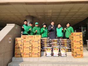 영주시 상망동 새마을단체, 설맞이 사랑의 쌀ㆍ라면 기부