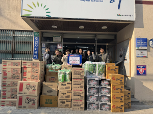 대구 동구 필마트 신암점, 생필품 꾸러미 기탁