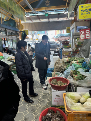 김천시 농소면, 이장협의회와 설맞이 전통시장 장보기 추진