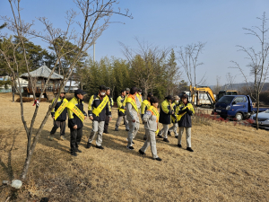 군위군 우보면 의용소방대, 화재예방ㆍ환경정화 활동 캠페인