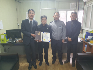 영주경찰서, 미귀가자 발견 도움 준 택시기사에 감사장 전달
