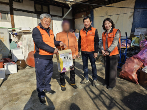 영주시 평은면 지역사회보장협의체, 설맞이 소외계층 100가구 위문