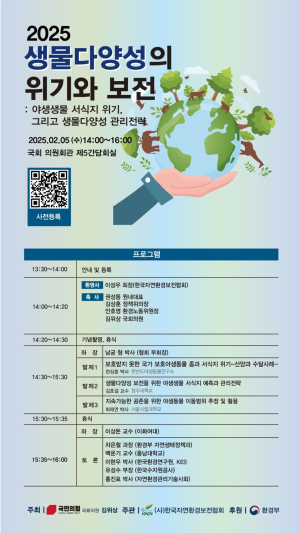 김위상 의원 ‘생물다양성의 위기와 보전’ 심포지엄 개최