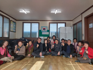 김천 아포읍, 경로당 순회 신년 세배 인사
