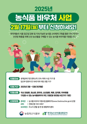 영주시, 저소득 임산부ㆍ아동 대상 농식품바우처 지원사업 추진