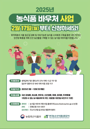 청도군, 농식품바우처 사업 시행