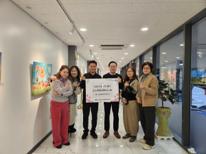 대구 동구 안심2동 김상연타이어연구소, 소년소녀가장 돕기 성금 기탁
