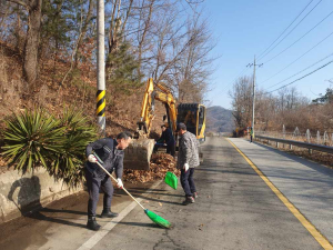 김천시 감문면, 봄철 산림인접지 인화물질 사전 제거