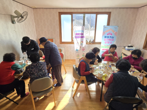 군위군 부계면 찾아가는 보건복지팀, 민관협력 재능 나눔 봉사 활동