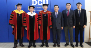 대구가톨릭대, 양재곤 다성건설 회장에 명예경영학박사 학위 수여