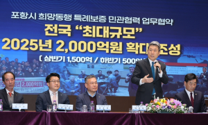 포항시, 특례보증 355억 협약…소상공인에 ‘단비’
