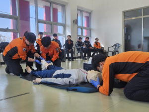대구동부소방서 구급대원 외상환자 전술훈련평가