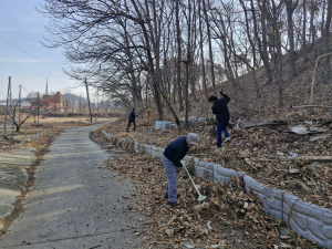 김천시 아포읍, 산림 연접지 인화물질 제거사업