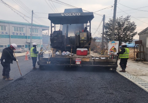 영주시, 시가지 도로 아스콘 덧씌우기 포장