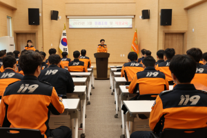 경북도119특수대응단, 3월 정례조회ㆍ직장교육훈련