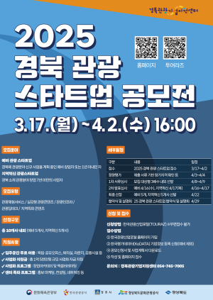 경북관광기업지원센터, 유망 스타트업 육성
