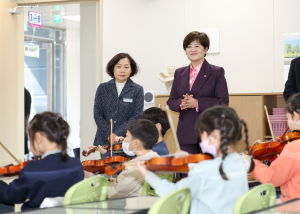 강은희 교육감, 대구 늘봄학교 현장 점검