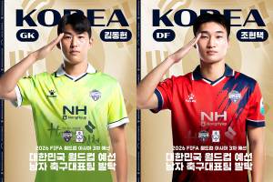 ‘A대표팀 최다 발탁!’ 김천상무, ‘재발탁’ 박승욱, 이동경과 ‘최초 발탁’ 김동헌, 조현택이 전하는 각오