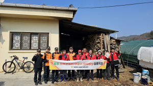 경북소방, 봄철 화재예방 노력…화목난로 가구 방문 안전 홍보