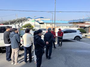 김천시 남면, 산불 기계화 진화훈련 시행