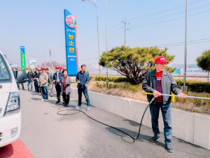 김천시 농소면, 봄철 산불 진화 기동훈련