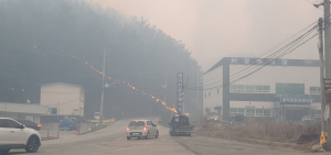 영덕군, 산불 진압ㆍ지원 총력 대응
