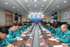 청도군 , 산불 긴급대책 회의 및 선제적 산불 예방 활동