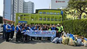 경주시, 장애인단체와 함께 ‘APEC 정상회의 성공 기원’ 환경정비