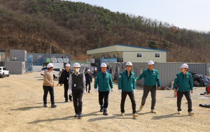 케이메디허브, 기관장 주관 건설현장 점검