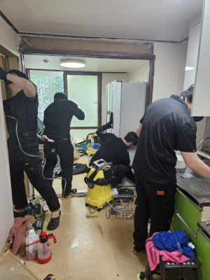 대구 동구, 지역 내 청소업체와 함께 봉사 활동 실시