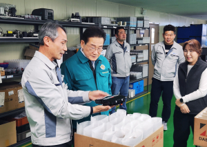 최기문 영천시장, ㈜디에이치씨 기업체 현장 방문