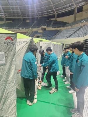구미교육청, 안동 산불 피해 이재민 돕기 봉사활동