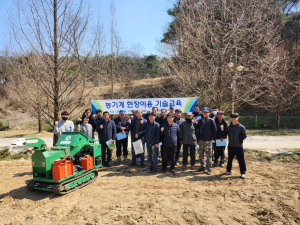 김천시, 상반기 농기계 현장 이용 교육