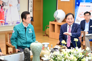 세일즈 행정 나선 배낙호 시장…김천 현안사업 해결 가속페달