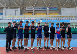 안동시청 롤러경기단, 산불피해 성금 200만원 기탁