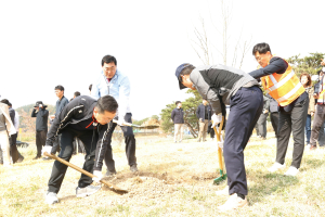 경주시-한국도로공사, 철쭉ㆍ무궁화 식재