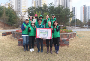 김천시 율곡동 새마을부녀회, 정원 새단장