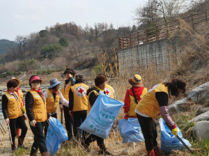 봉화 춘양면, 운곡천 하천변 환경정화 활동