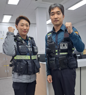 불길 덮인 아파트 속으로…용감한 투캅스