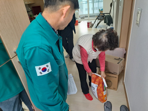 안동시, 공공임대주택 입주 이재민에 생필품 지원