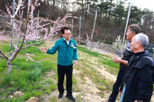 손병복 울진군수, 임업현장서 임업인과 소통강화 나서