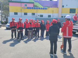 김천시 대항면, 드론 활용 스마트 산불초동진화훈련