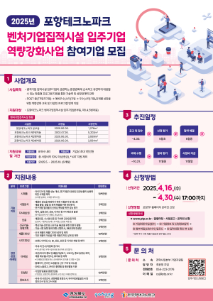 포항TP, 벤처기업직접시설 입주기업 역량강화