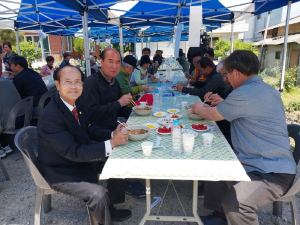 상주동산교회, 짜장면 200그릇 나눔 봉사